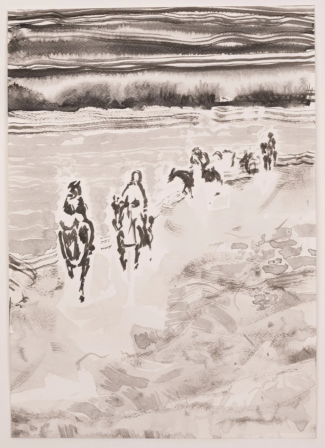 Four Riders, study, 2026