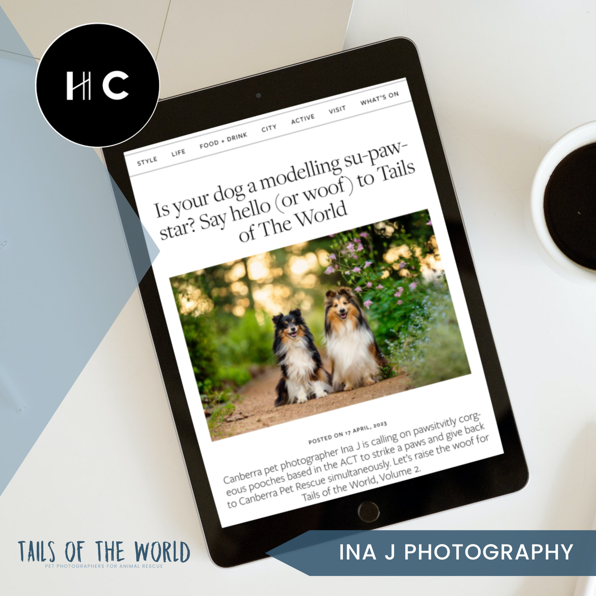 Is your dog a modelling su-paw-star? Say hello (or woof) to Tails of The World: Her Canberra