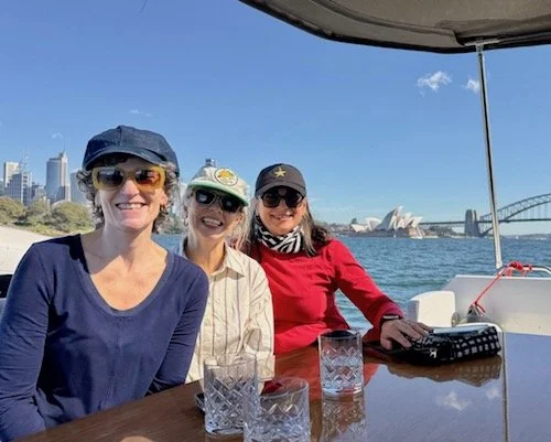 Boating with friends 