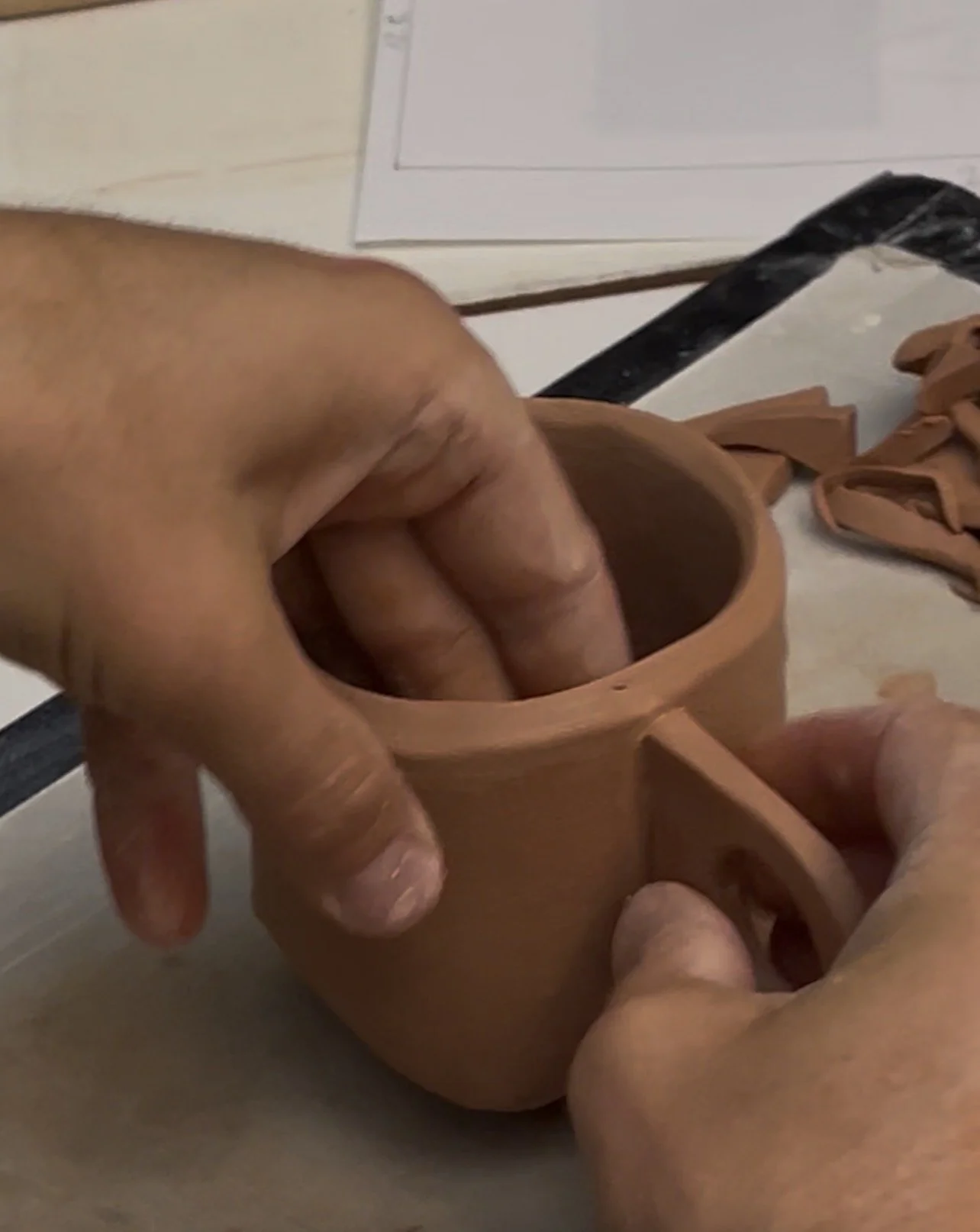 Lorris cup making.jpeg