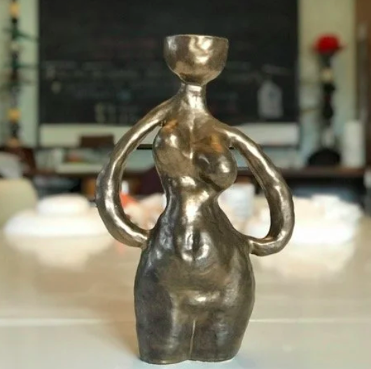 Goddess Candle Sculpture