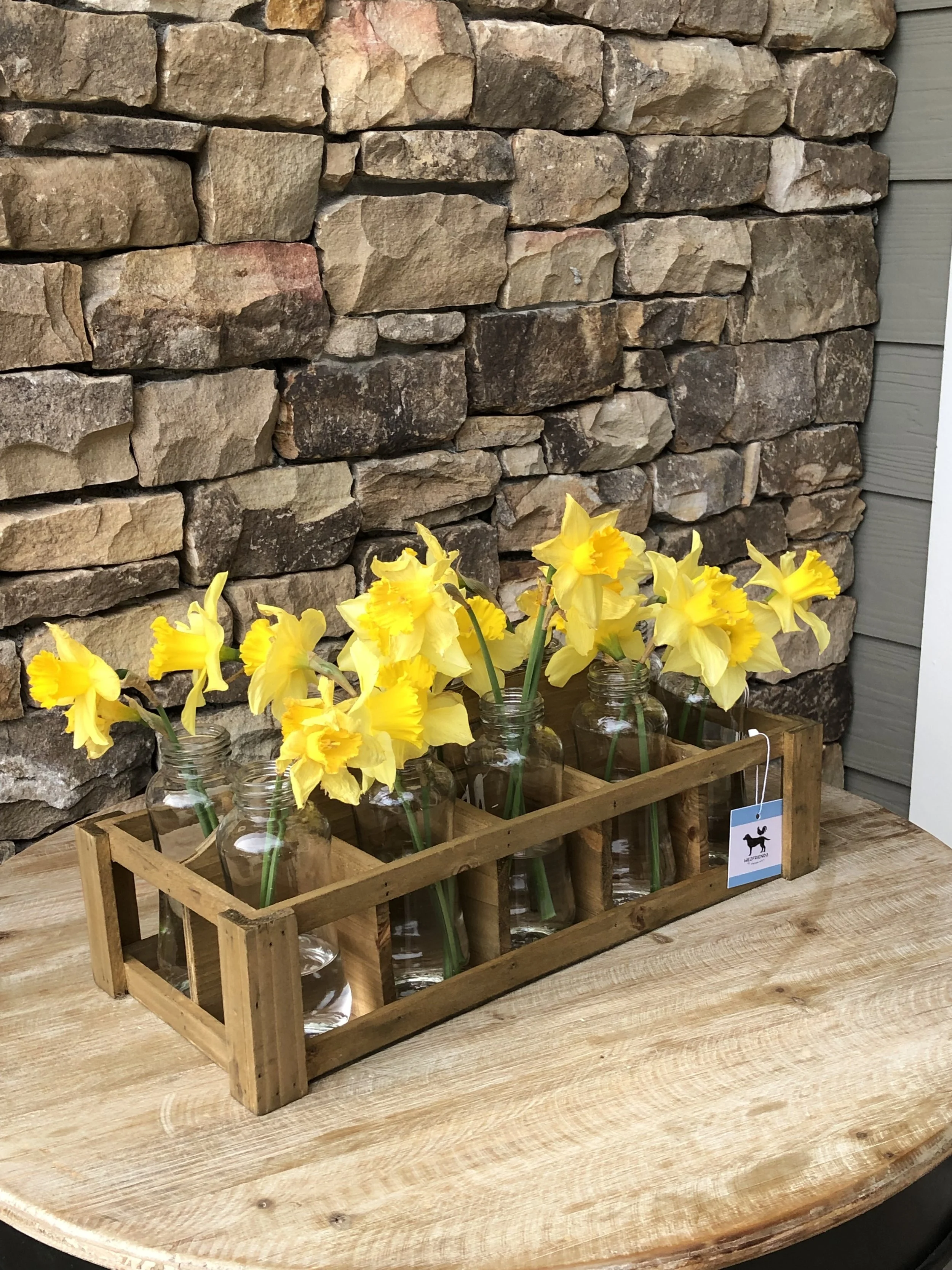 Wooden Crate and Bottles