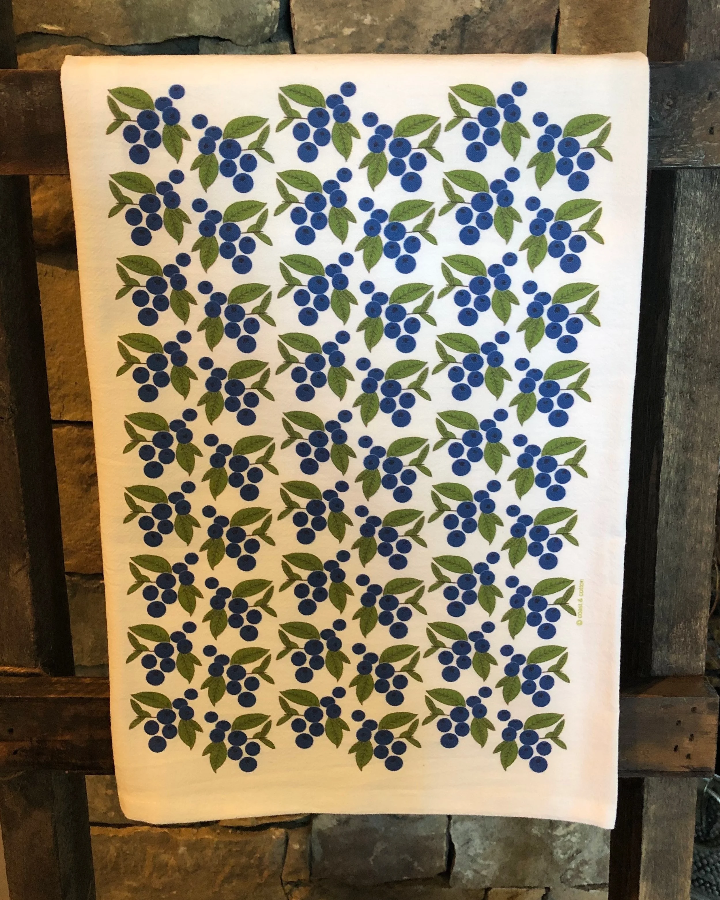 Coast and Cotton - Blueberries Hand Towel