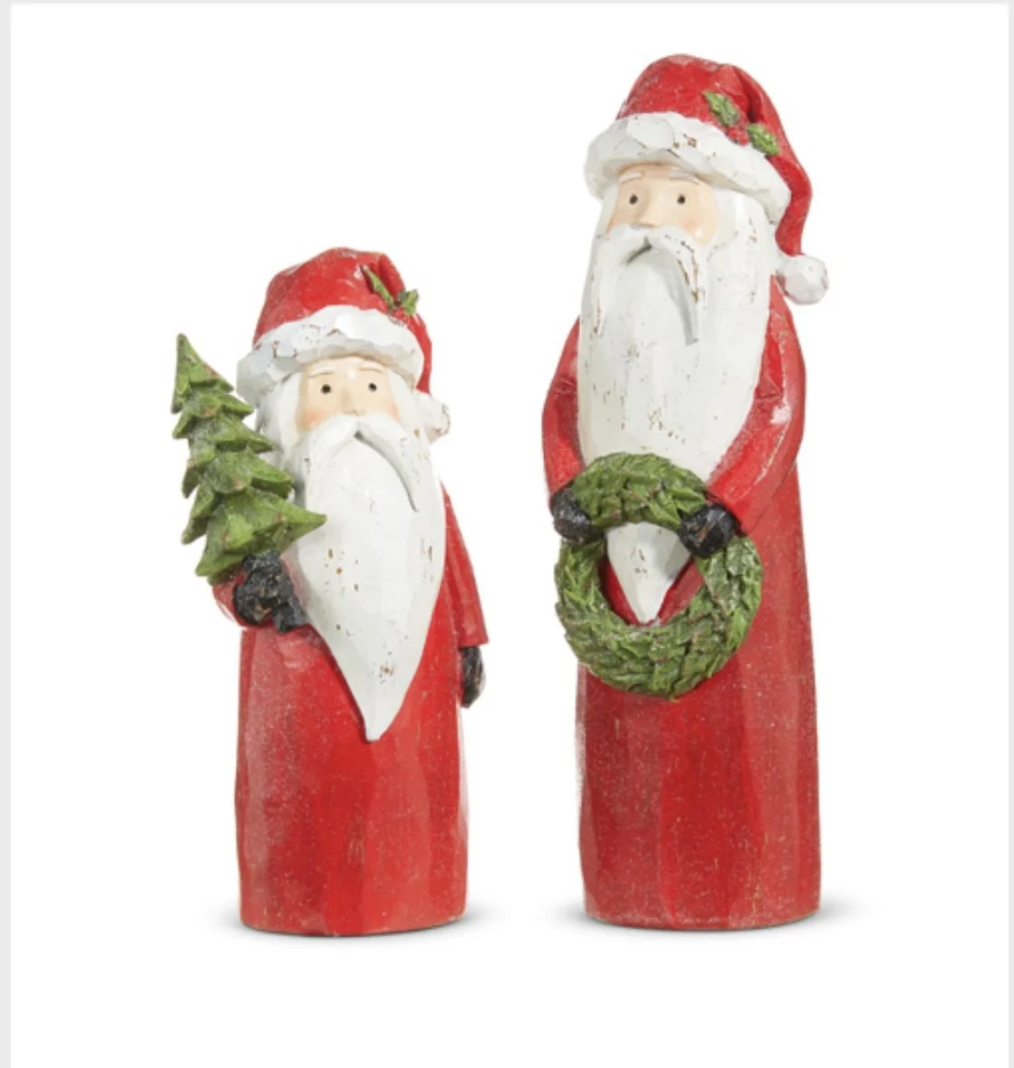 Carved Santas