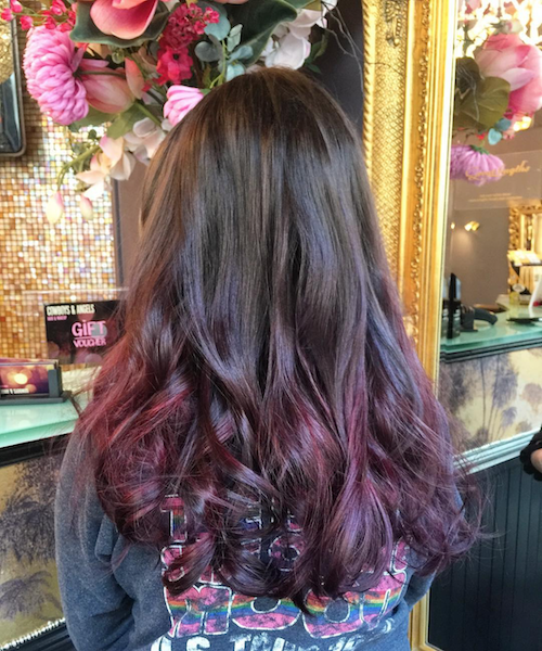 Red ombré by Joan