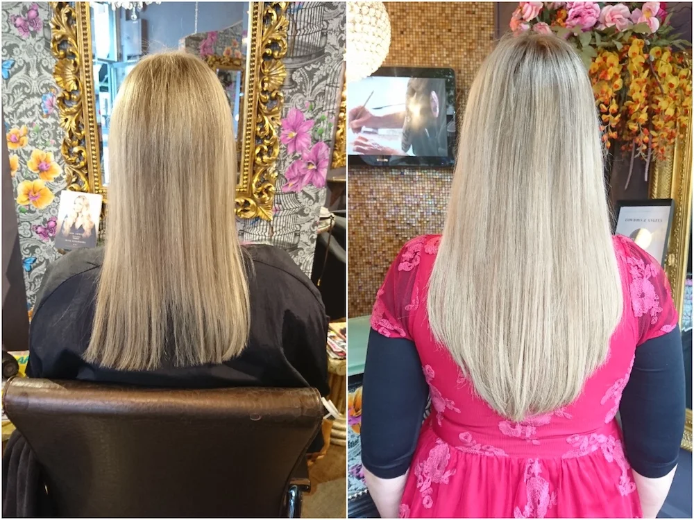 Before & After —Great Lengths Tapes Extensions by Rachel