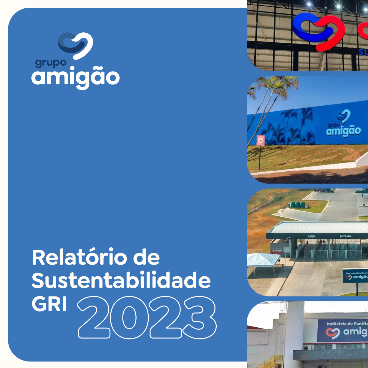capa do relatório sustentabilidade do grupo amigão