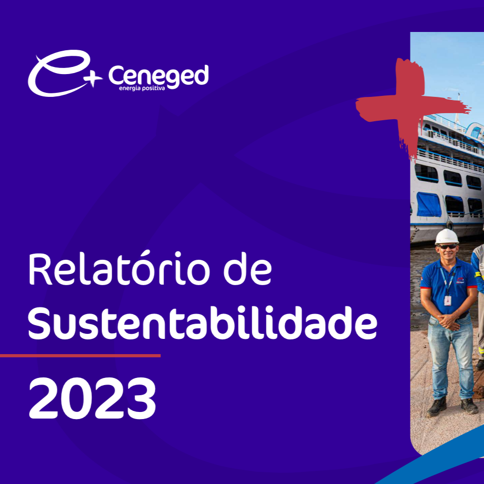 capa relatório sustentabilidade ceneged