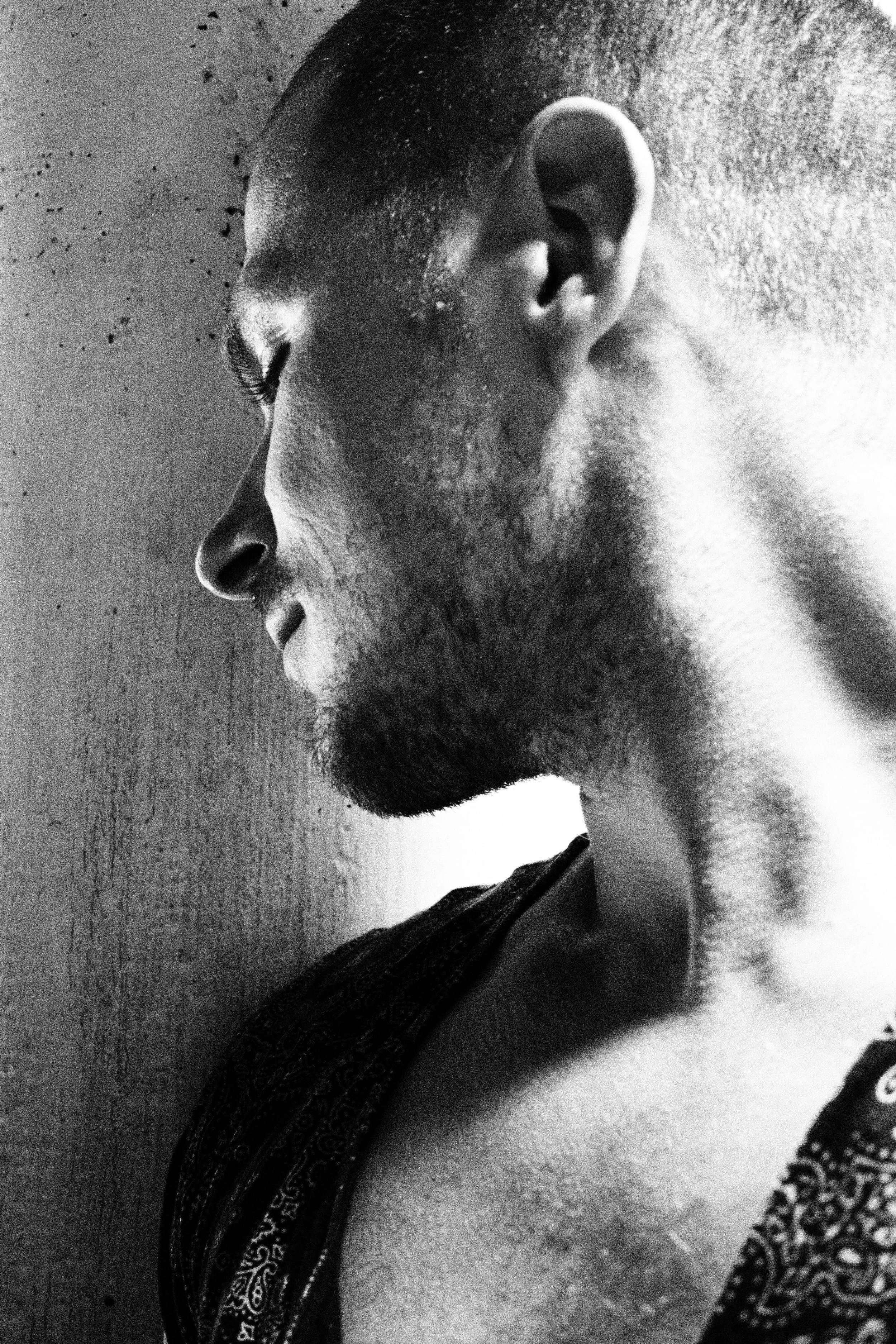 Skin touched by the light