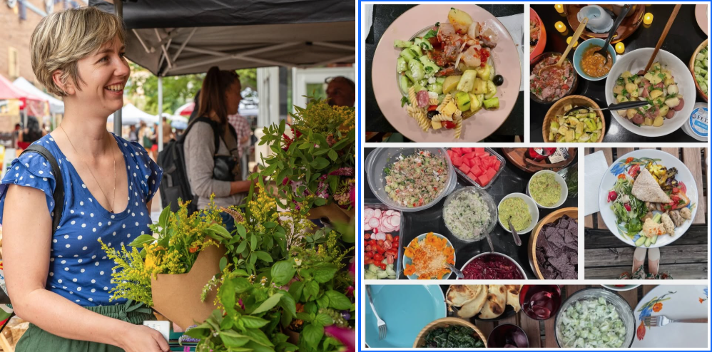 Dinner With Friends &amp; Uptown Market Finds — With Valerie Blomberg