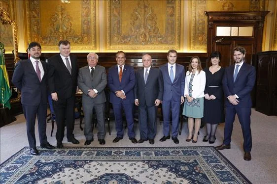 Reunião no TJSP onde foram anunciadas as mudanças na execução dos precatórios