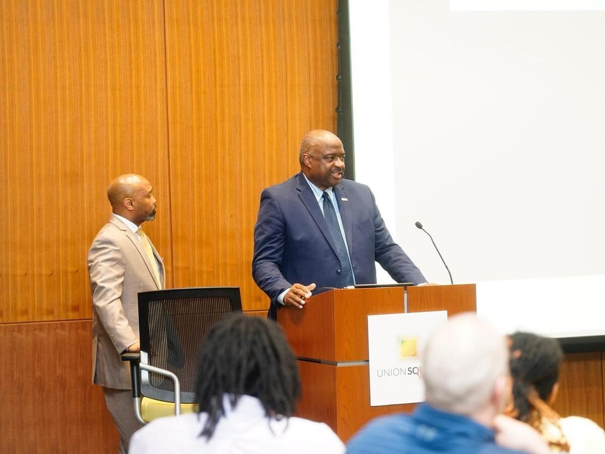 Brownstone President Dale Collier and Project Managers Thomas Griffis and Asia Anderson recently participated in a well attended Kickoff Meeting for the Guilford County Schools $1.7B Building program in Greensboro, NC.