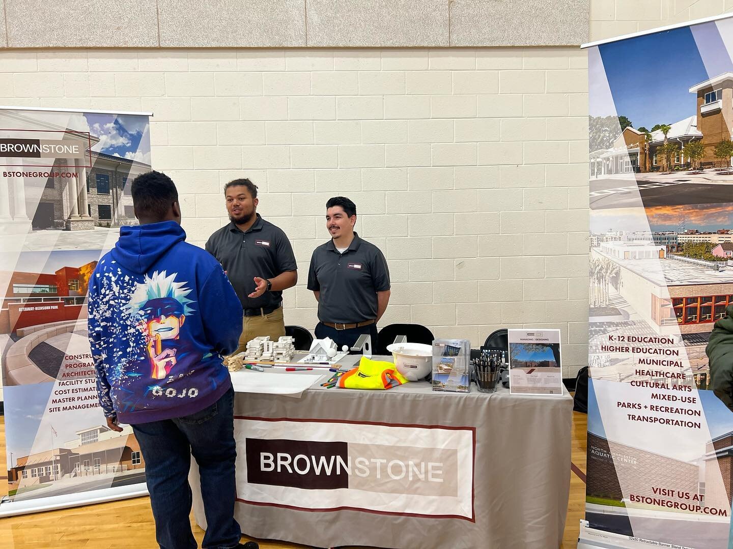 Team Brownstone had a great time speaking with students at Columbia High School this past Friday during their Career Pathway Fair. Architectural Designers Jordan Garza and Deven Lockhart discussed the route to a career in architecture and gave studen