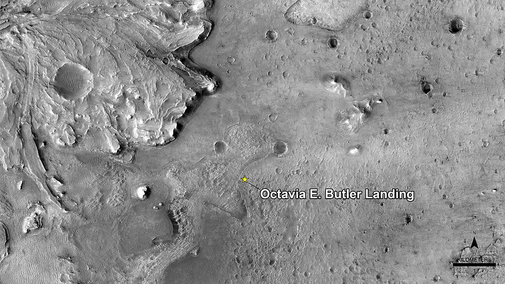 NASA Names Landing Site of Perseverance Rover "Octavia E. Butler Landing" 