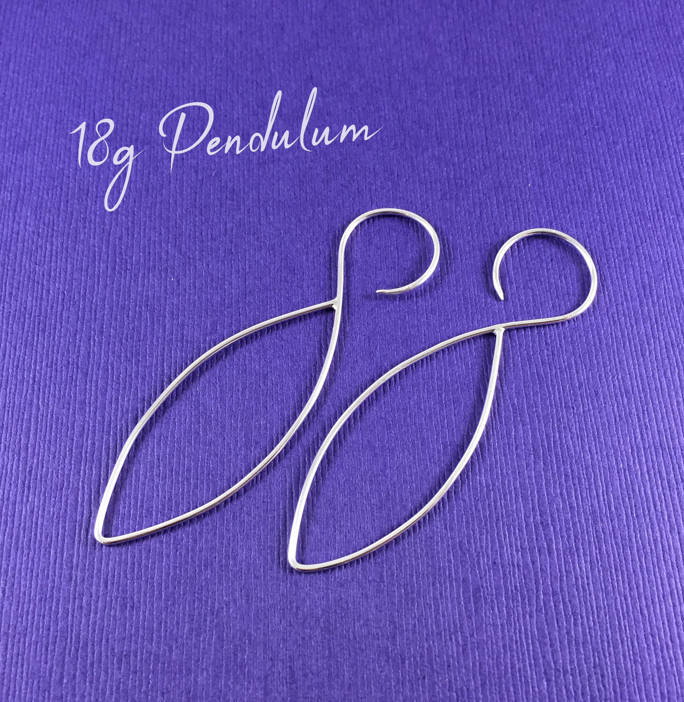 18 Gauge Pendulum Earrings