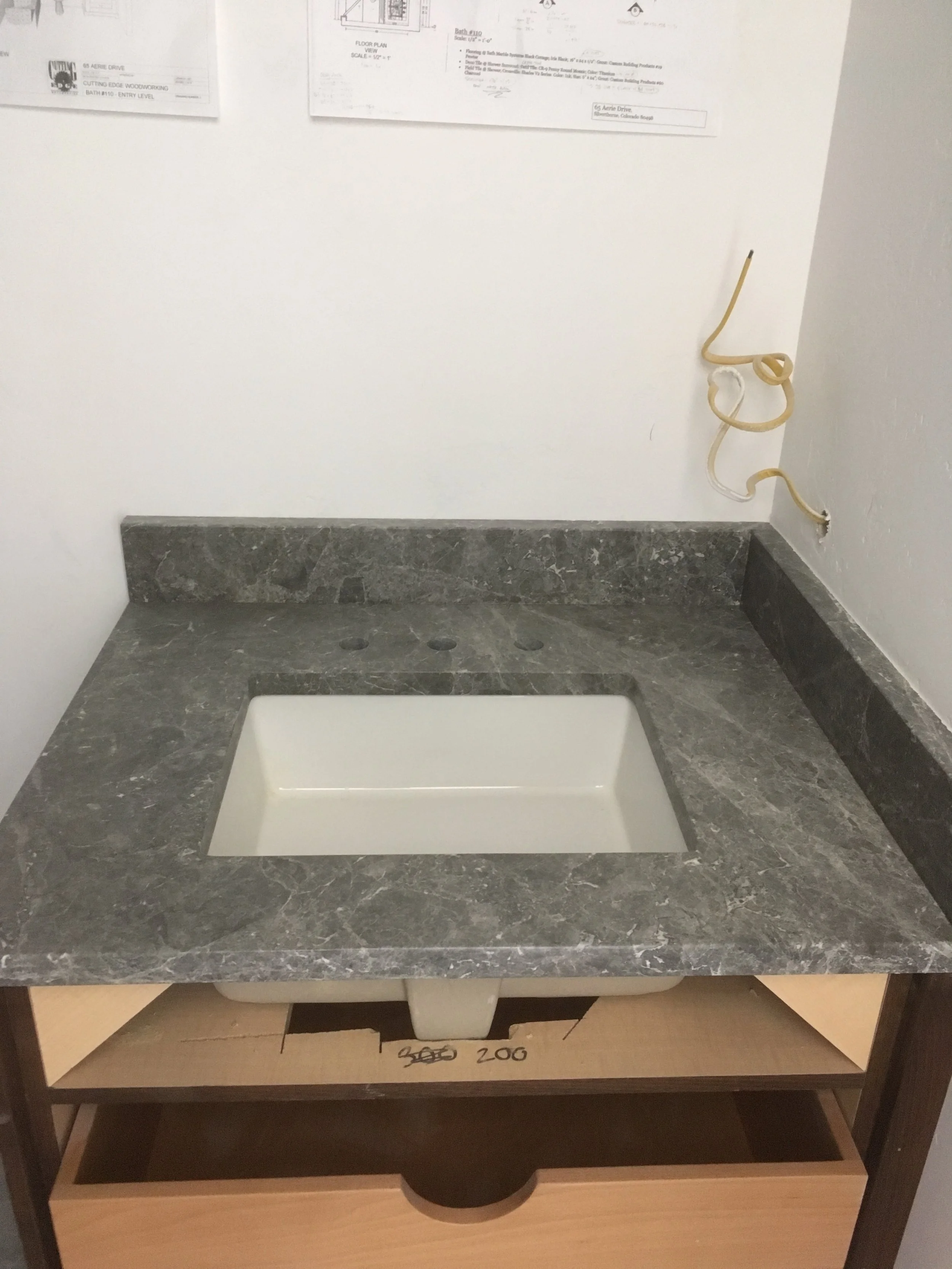 Lower-level guest room