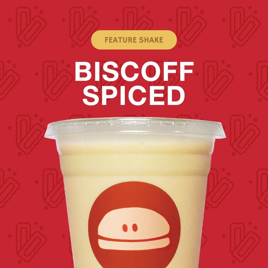 Biscoff fans - this shake's for you! 
Indulge in a rich Biscoff Spiced custard shake, flavoured with cinamon, brown sugar, and brown butter. 
Only available while supplies last. 
.
.
.
.
.
#CliveBurger #YYCBurgers #Clive #AlbertaBeef #YYC #YYCNow #Me