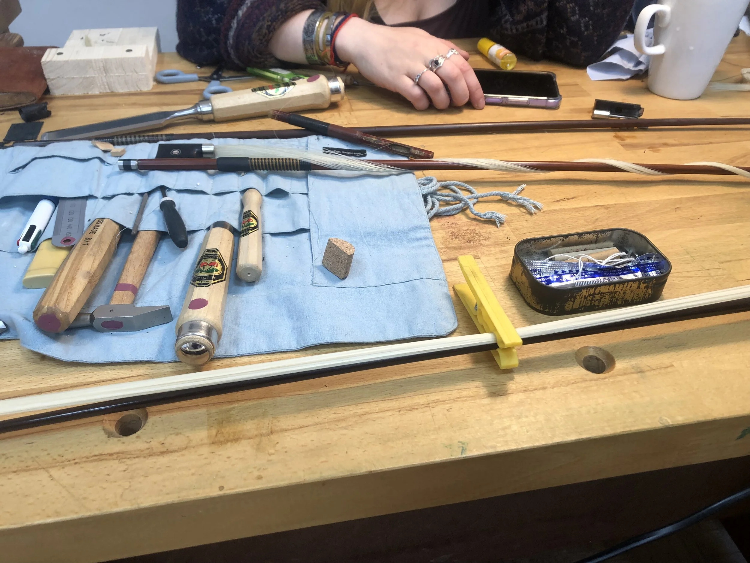 BVMA –Bow Re-hairing and Repair course