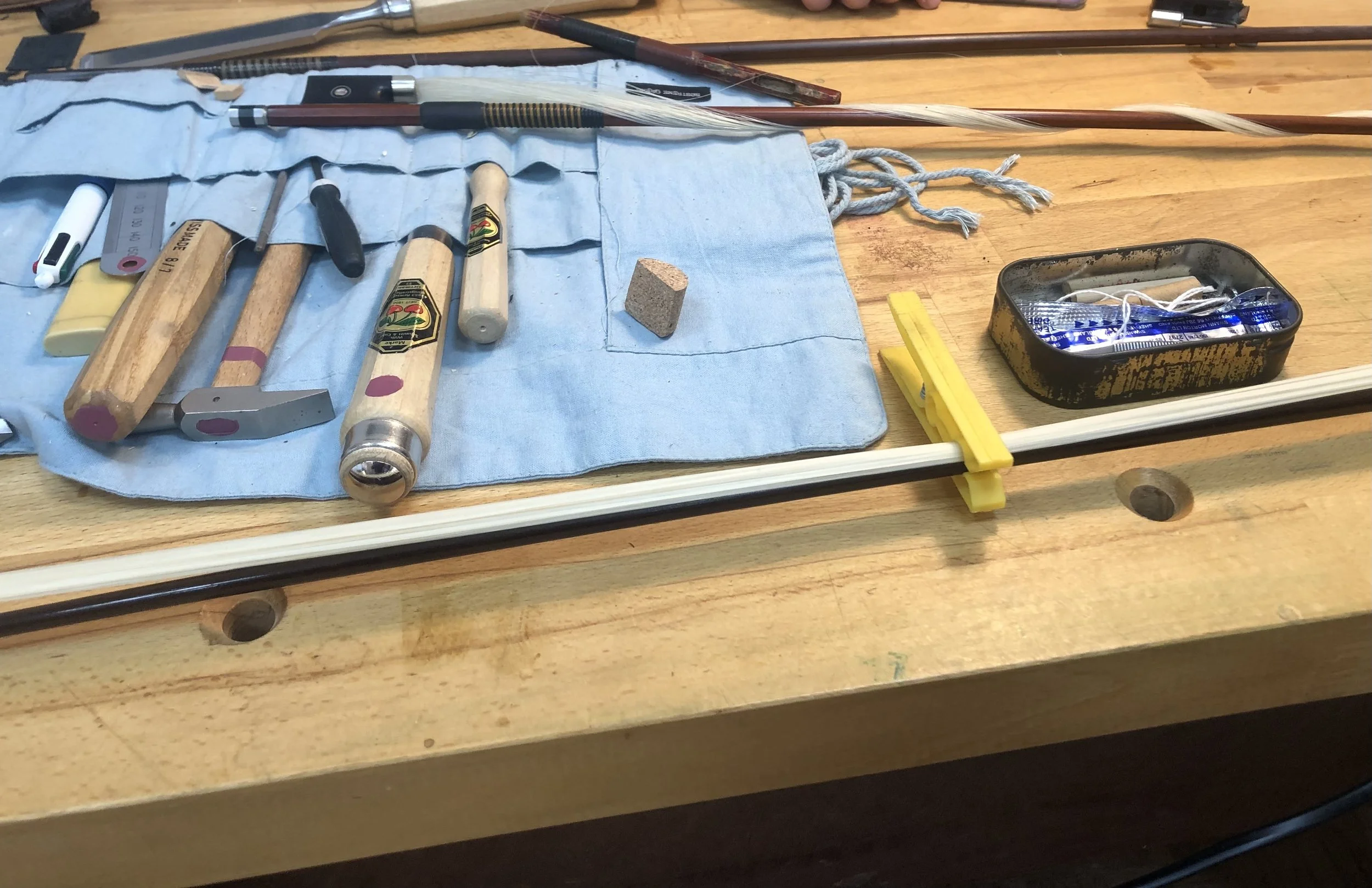 BVMA –Bow Re-hairing and Repair course