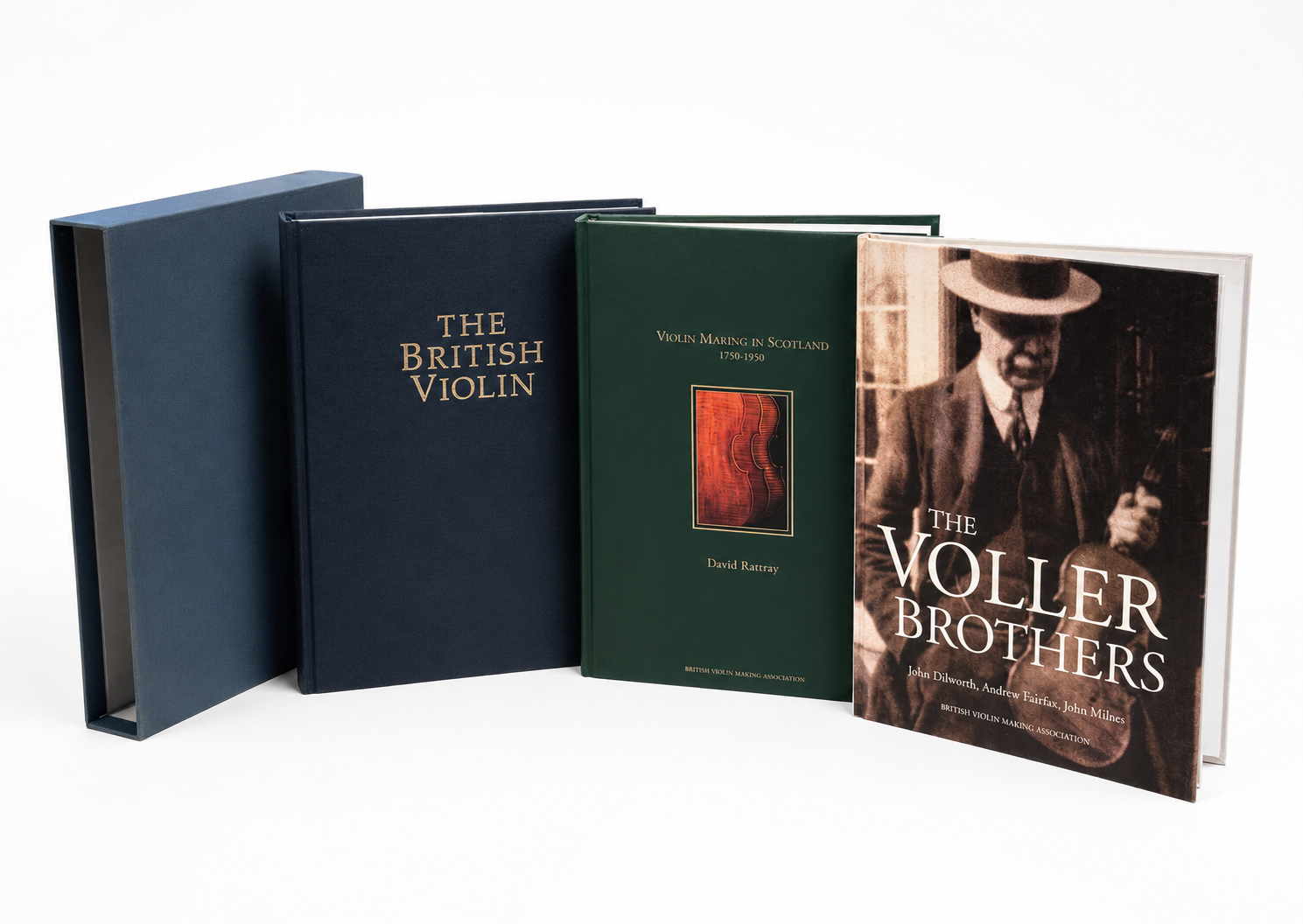 Limited time Book bundle, The British violin, The Voller brothers  and Violin making in Scotland