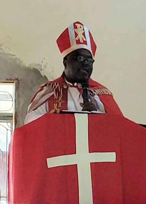 worship led by Bishop Mtenji