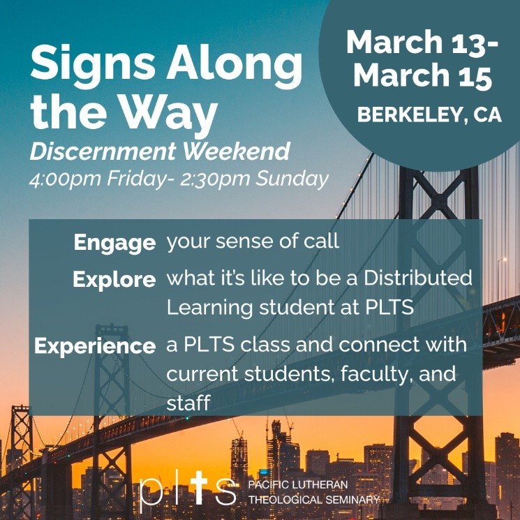 Signs Along the Way Discernment Weekend