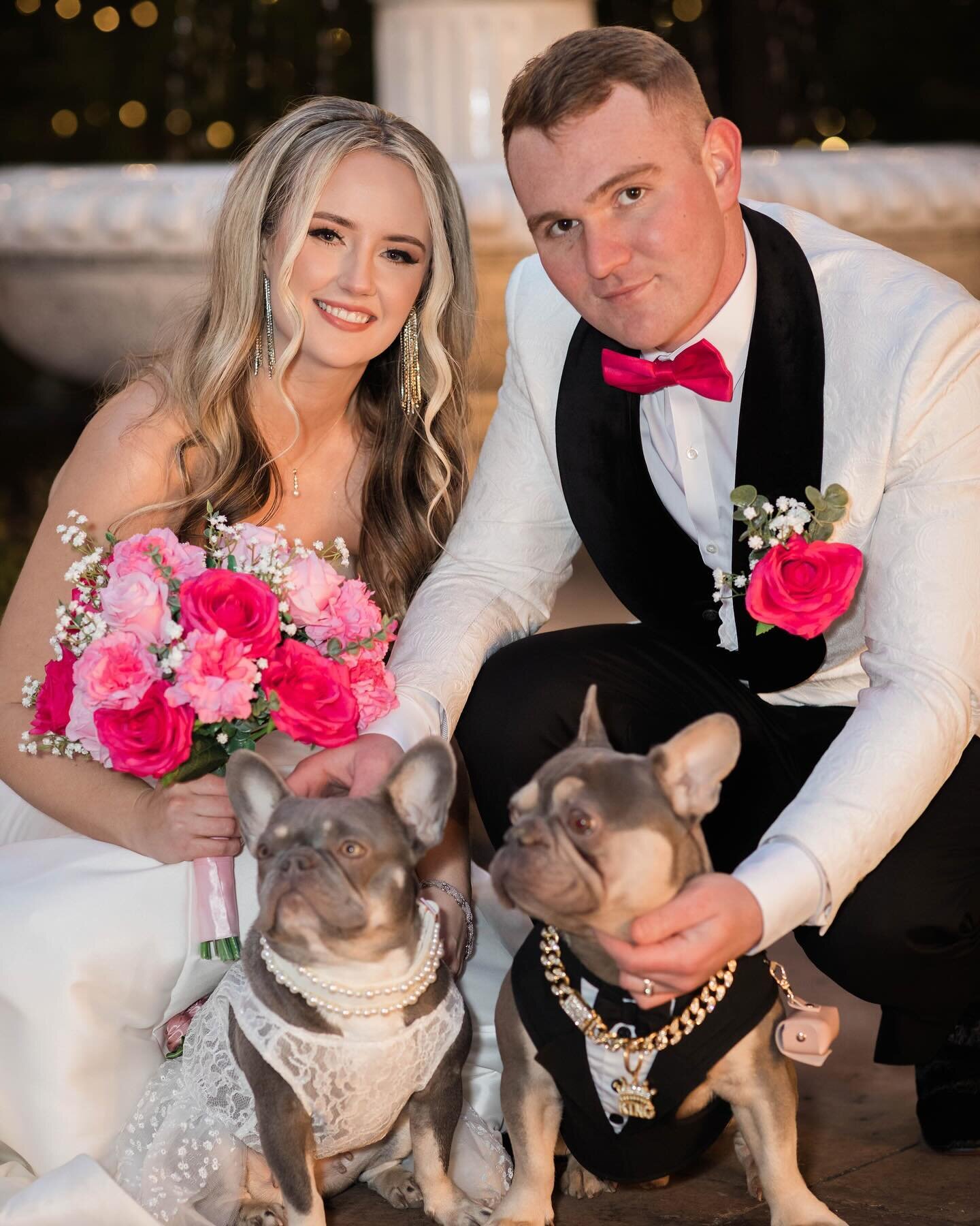 At Rose Briar, we recognize that furry friends are cherished members of the family. We wholeheartedly embrace the idea that they should play a role in your wedding day if you wish! Whether they&rsquo;re walking down the aisle alongside you or joining