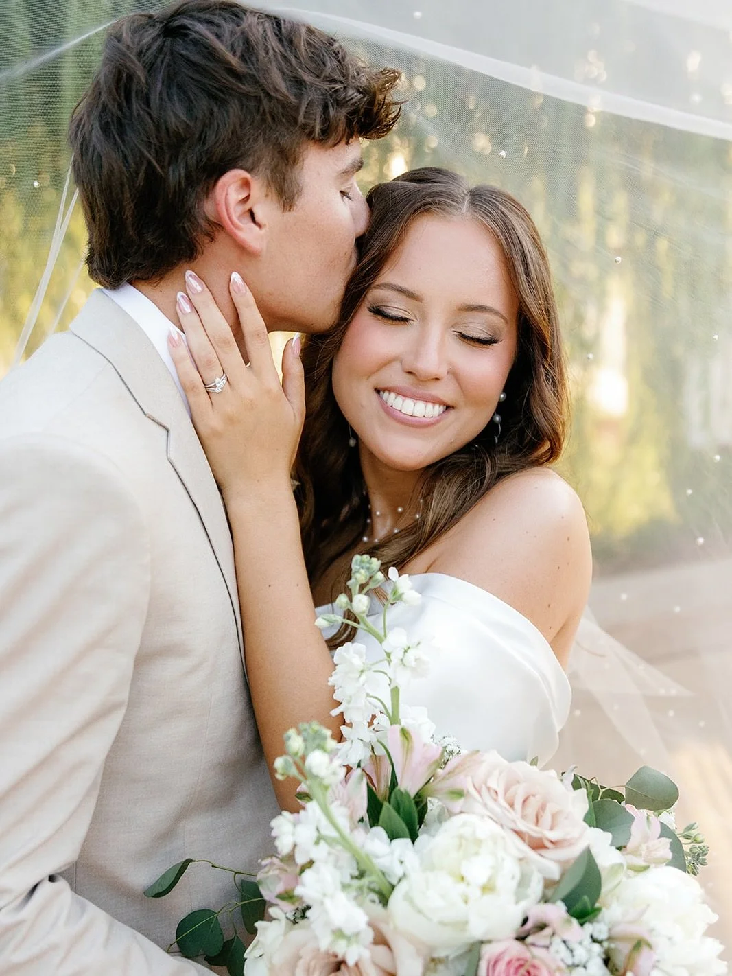 Their rings? They&rsquo;re from @bcclarkjewelers , where timeless love meets iconic sparkle. And yes&mdash;it rained on their wedding day, which means they got to take advantage of BC Clark&rsquo;s Rainy Wedding Day offer (seriously, go check it out 
