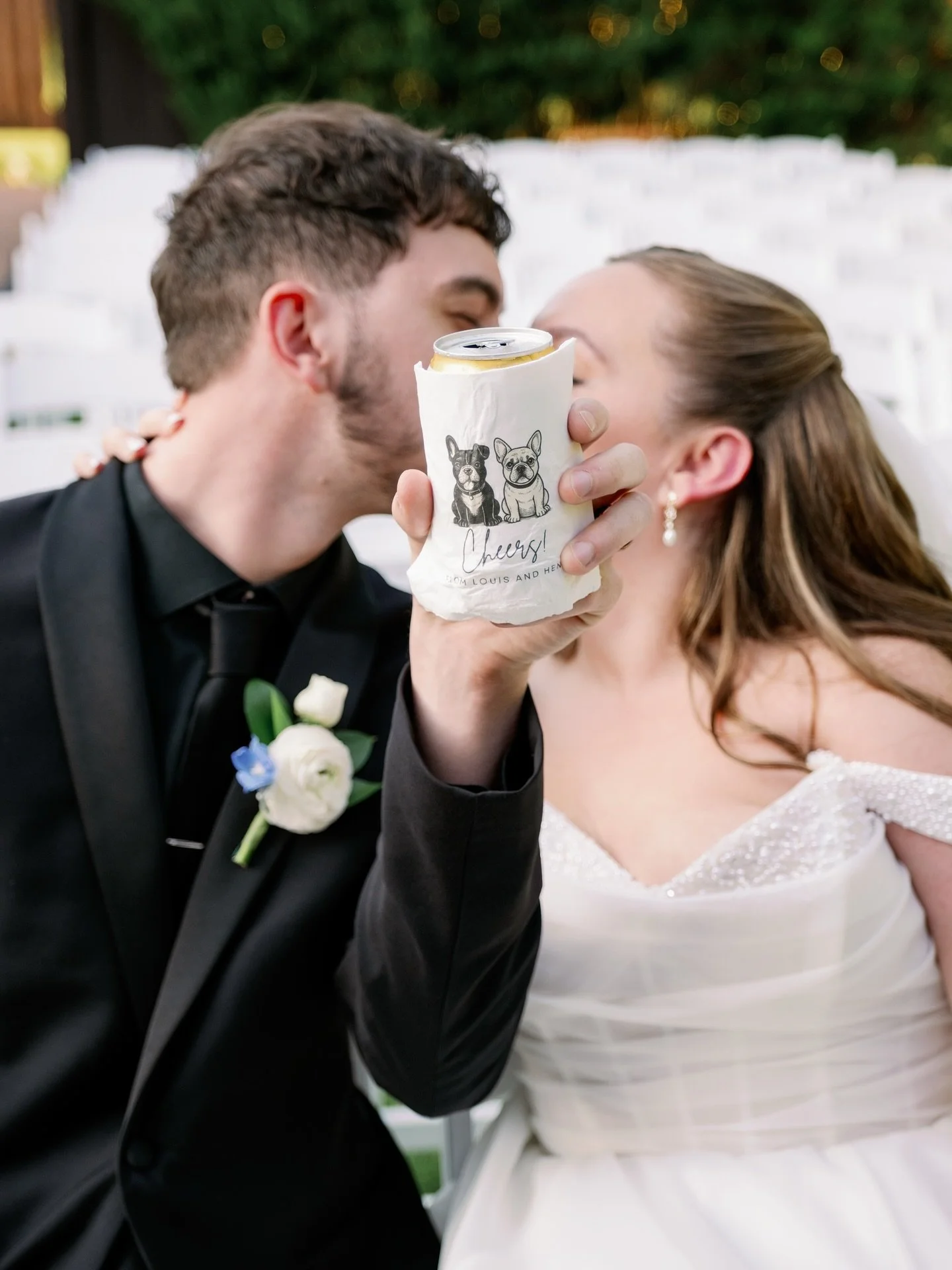 There&rsquo;s just something about a photo like this - pure joy, love, and a moment that feels so them. 💕 Gabby and Bryndon celebrated their day surrounded by laughter, their loved ones, and even sweet touches that showed off their personalities (an