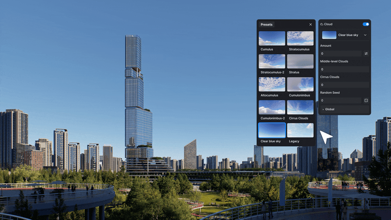 Volumetric Clouds 02 (Presets).gif