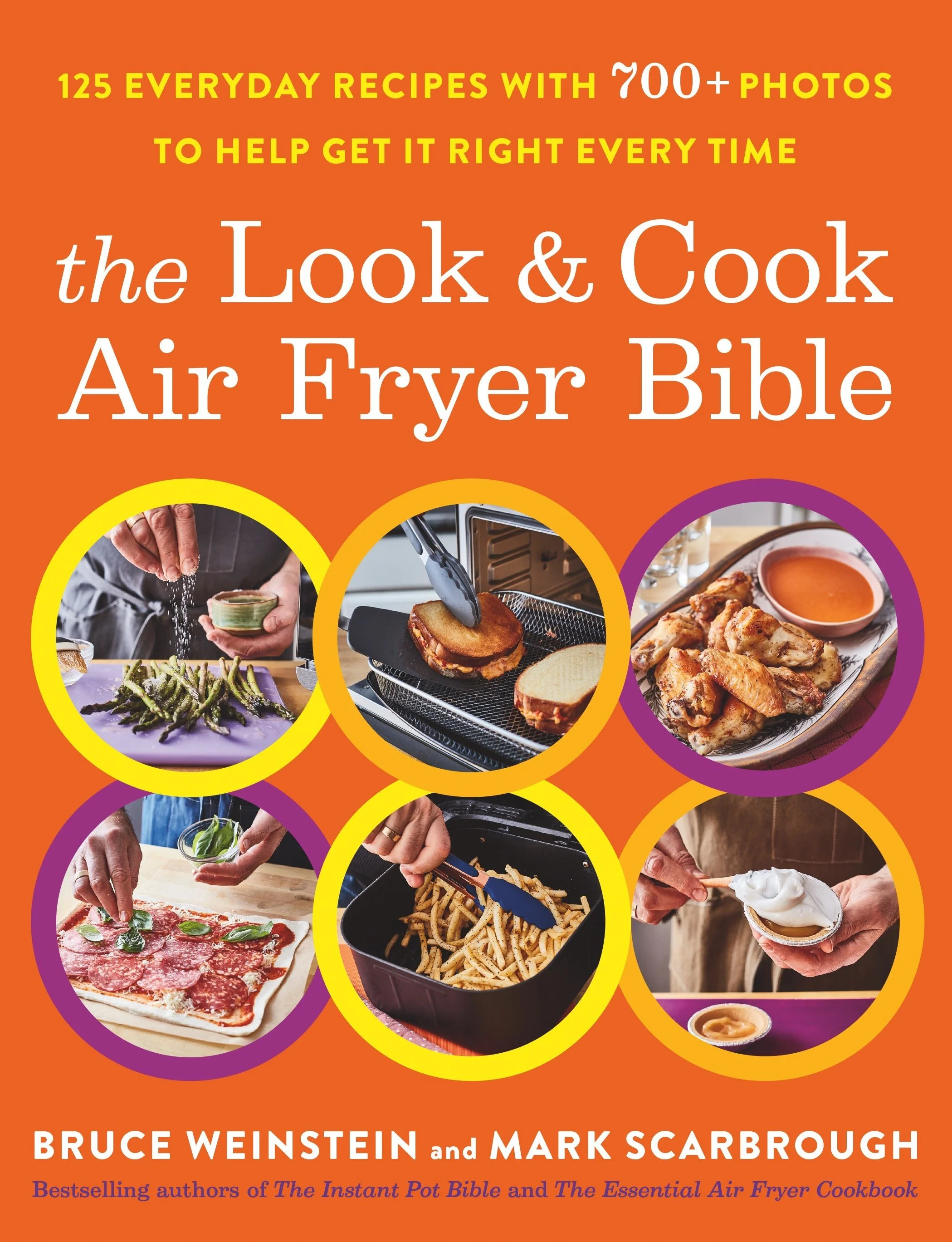  Cover of the best selling air fryer cookbook the LOOK AND COOK AIR FRYER BIBLE 