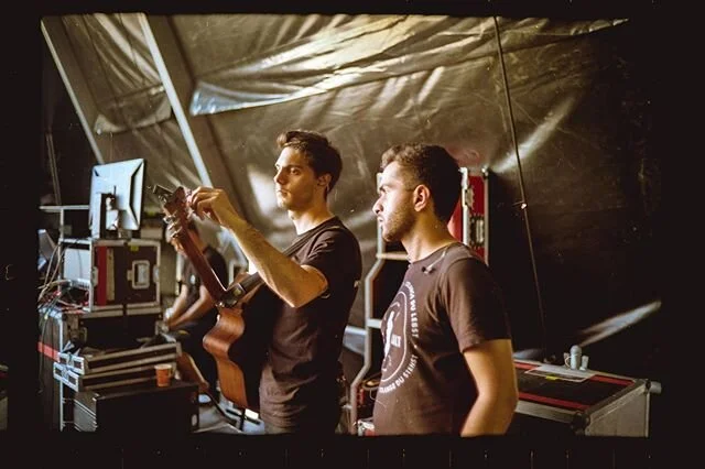 Feels like forever since last time I was on the road with the gang. Found these negatives I shot last summer in Singen, when @nico.laska played his first set with @wincentweiss . A lot has happened since then. I miss you @nico.laska + @howaboutkaran 