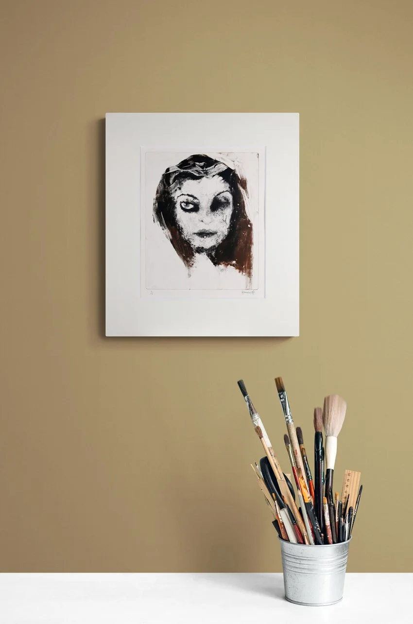 Monotype head study-artists-bench-with-a-bucket-of-brushes(w).jpg