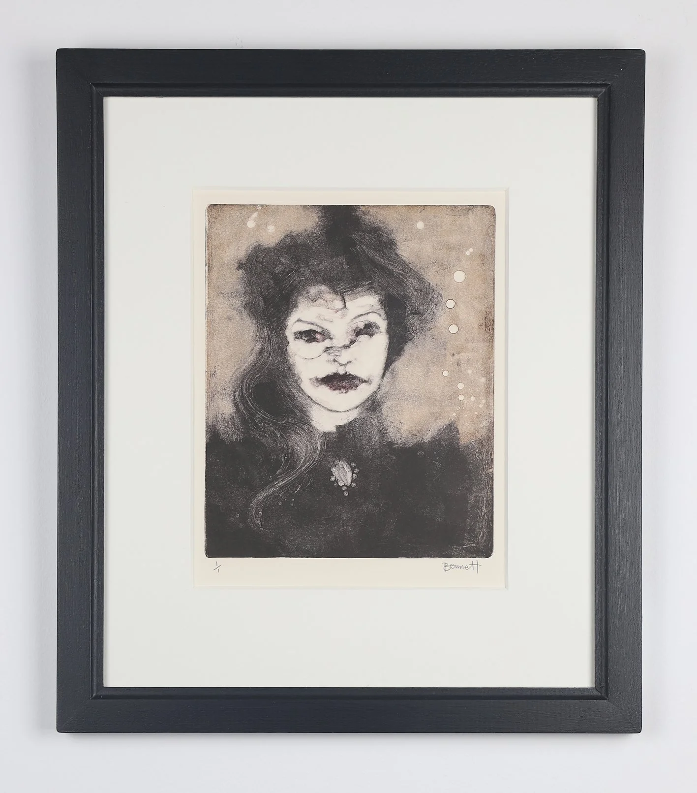 Victorian Woman, head study (framed).jpg