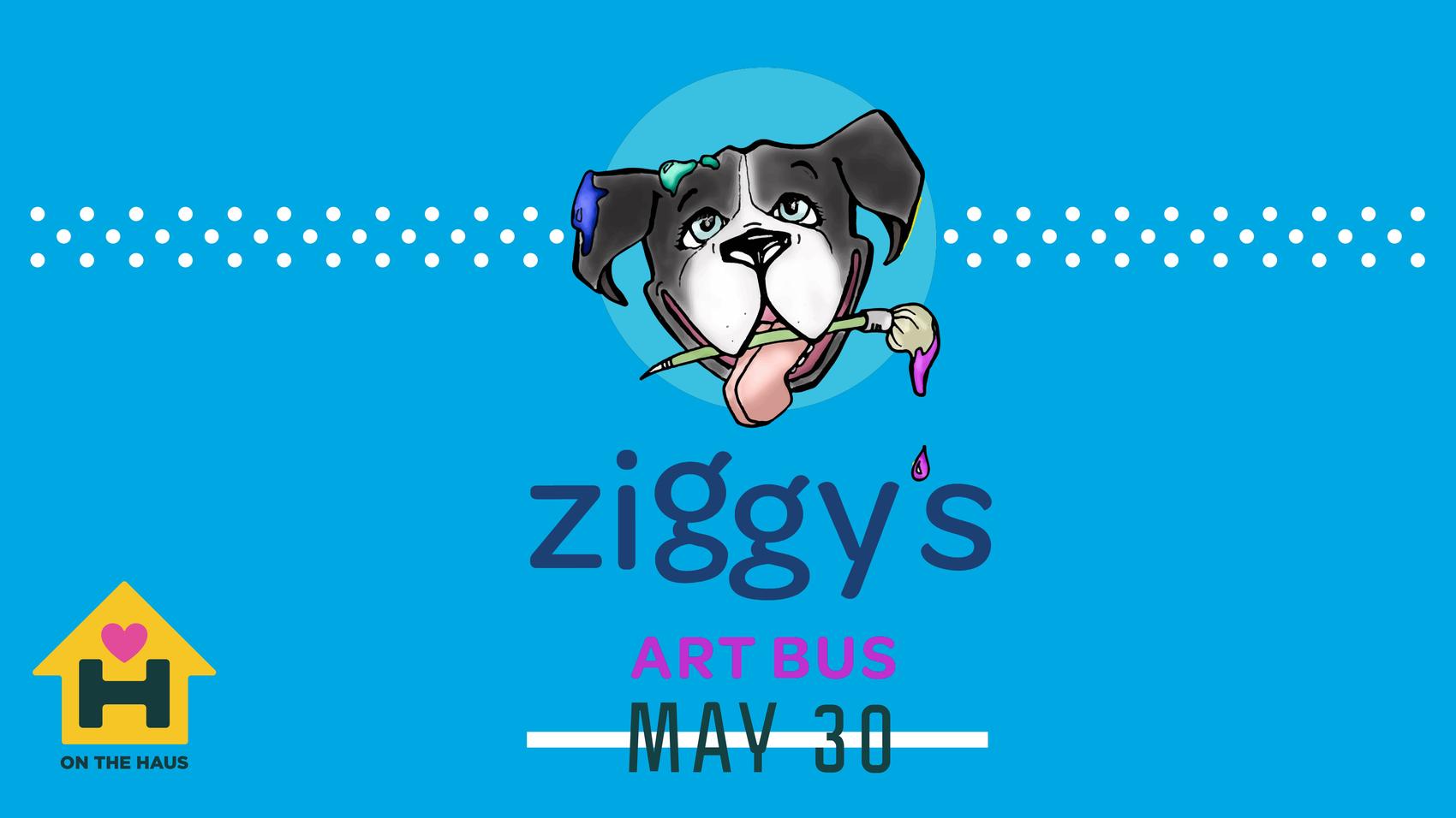 Ziggy’s Art Bus at Bauhaus Brew Labs May 30, 2019 5:30-9:00pm