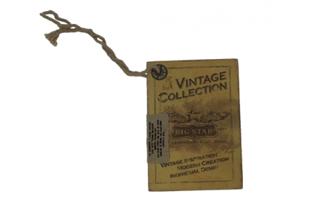 Vintage hang tag