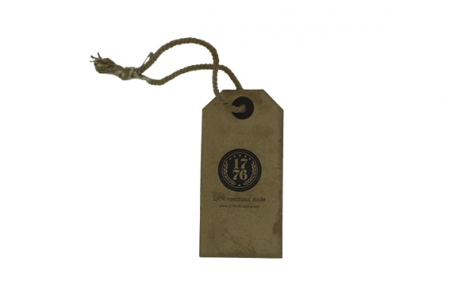 Vintage hang tag with cotton string