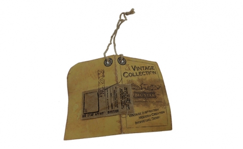 Vintage hang tag