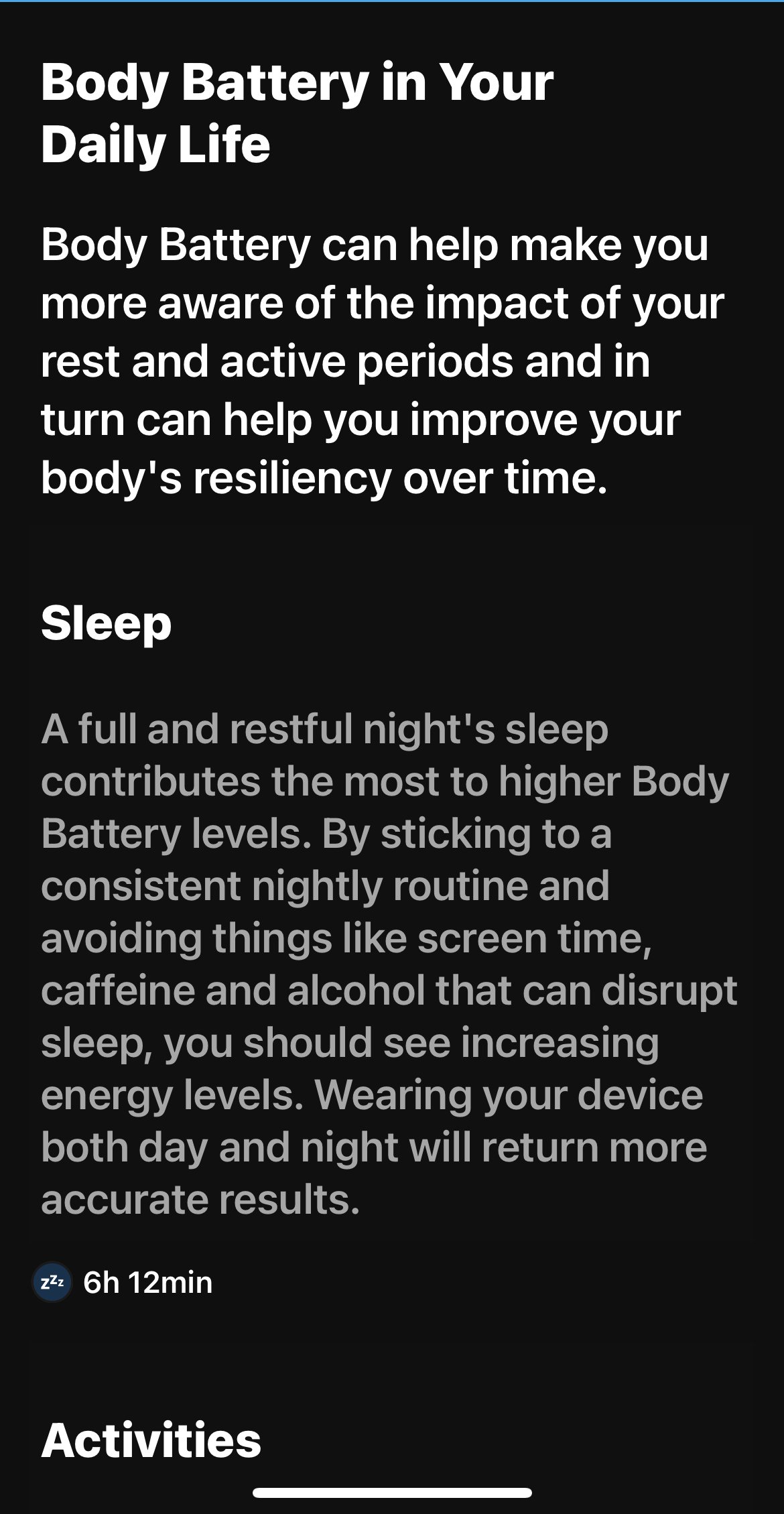 Body Battery