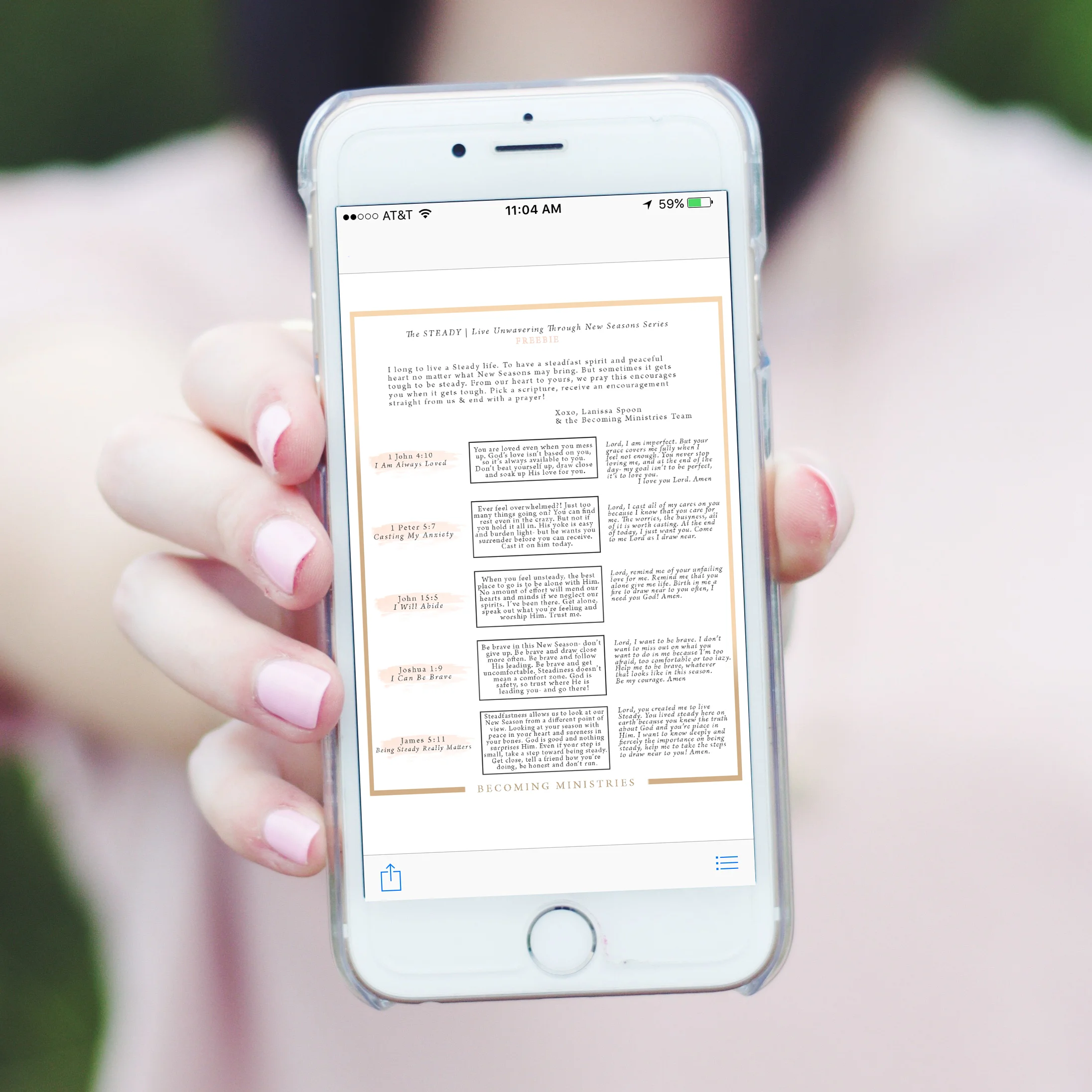 STEADY | Live Unwavering Through New Seasons: When It Gets Hard FREEBIE