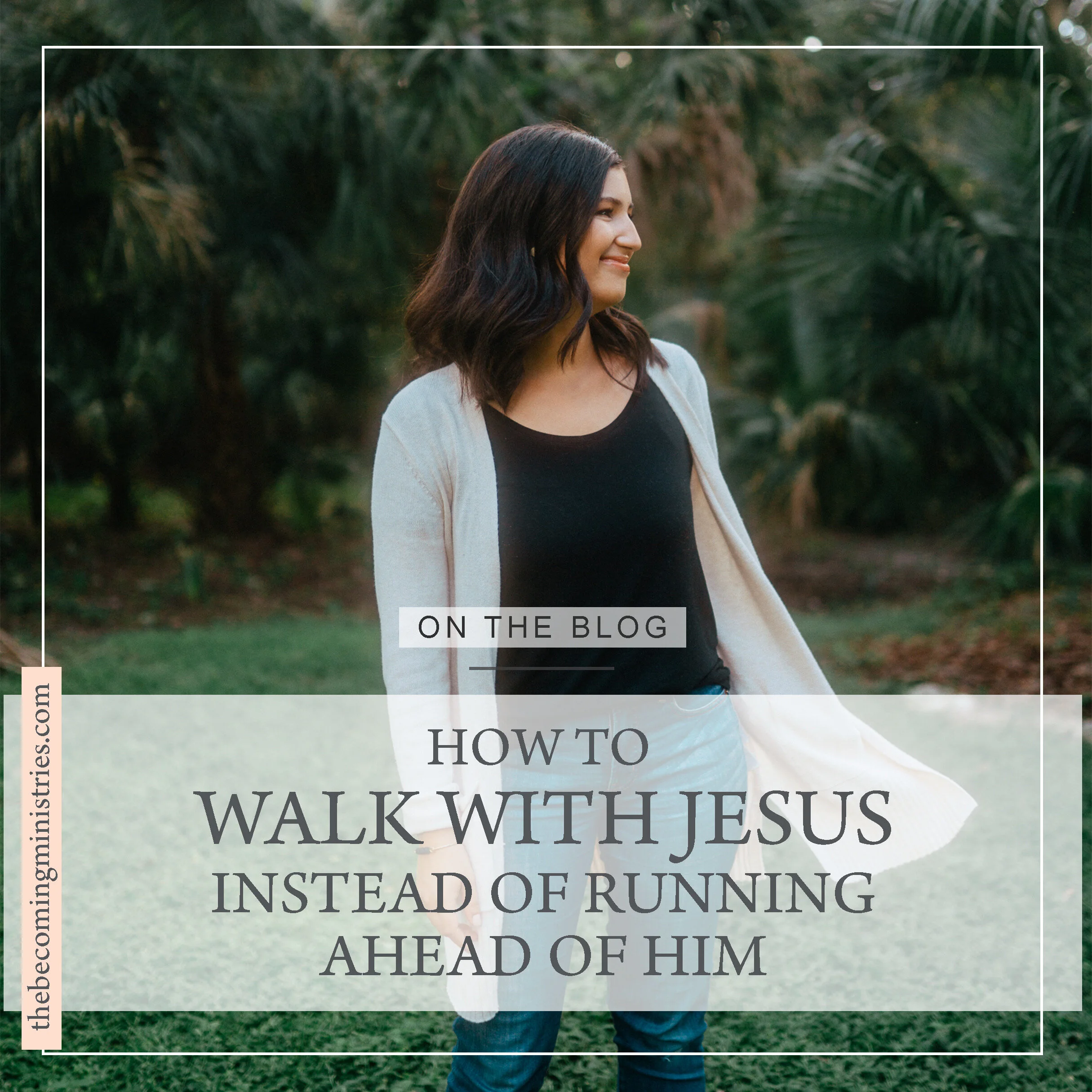 How to Walk With Jesus, Instead of Running Ahead of Him (&amp; freebie!)