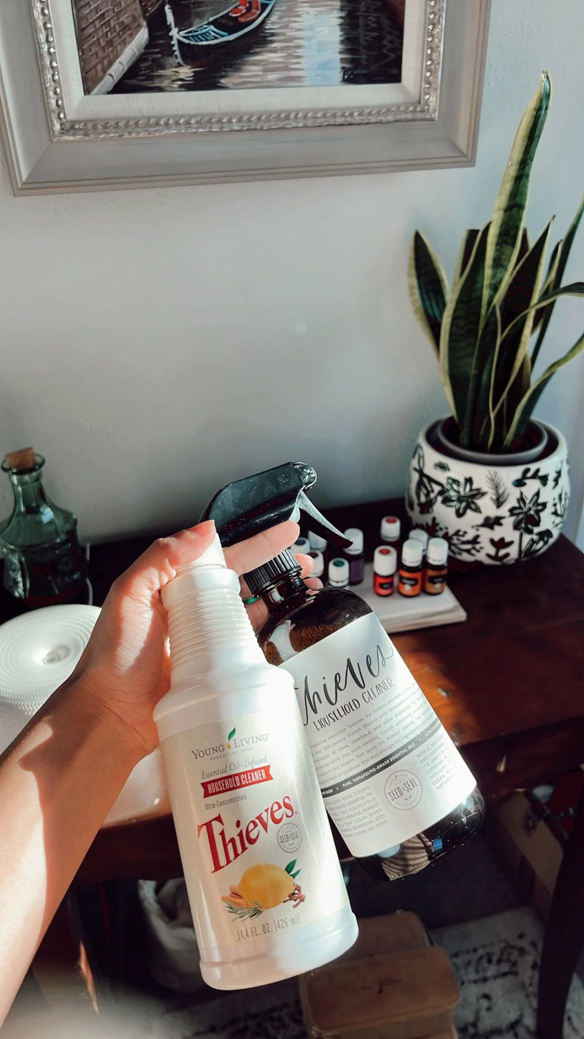 Use Thieves to Clean your Entire Home (non-toxic for you &amp; your fam)