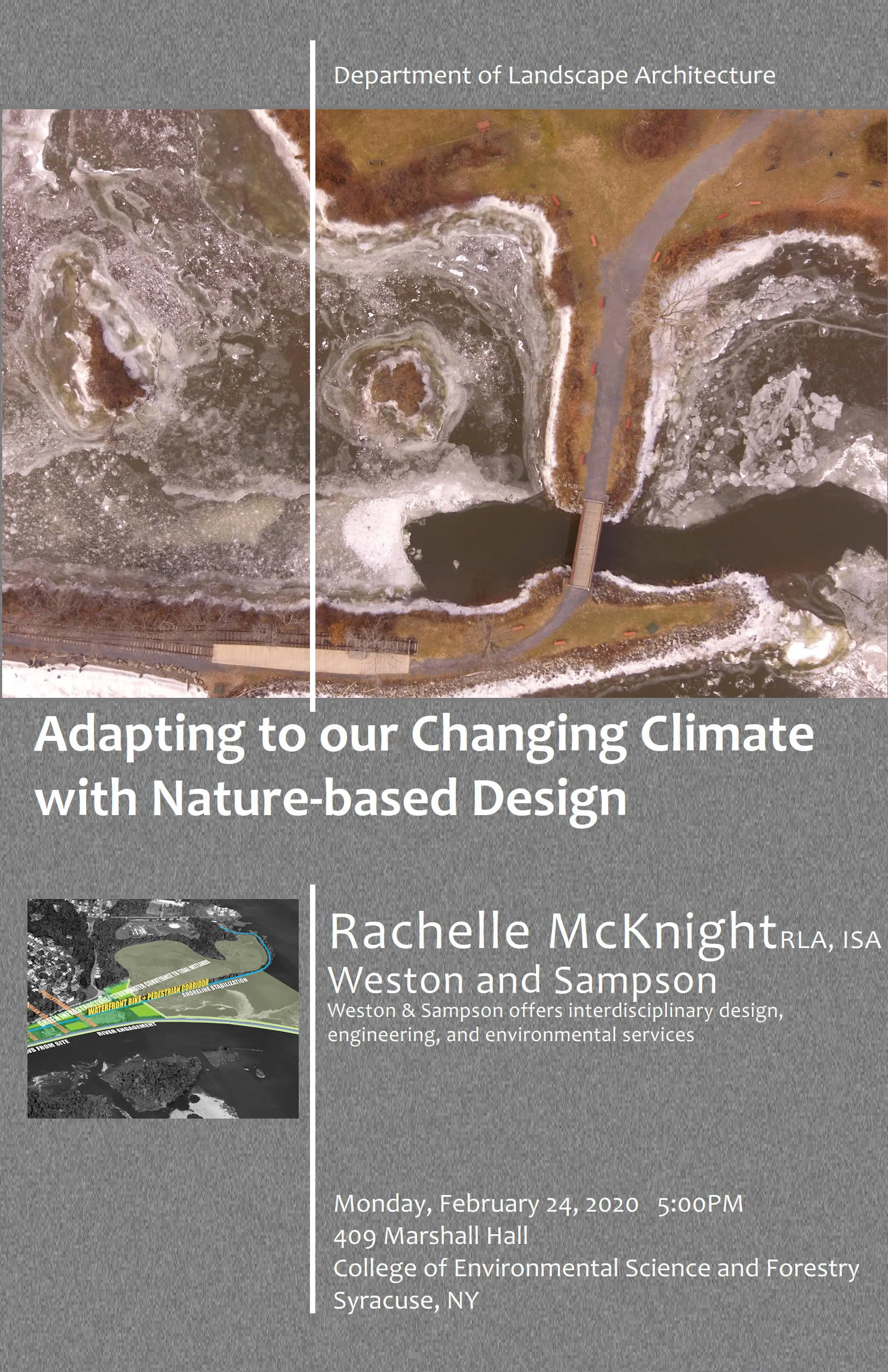 SUNY ESF Lecture 2/24 -- Adapting to our Changing Climate with Nature-based Design