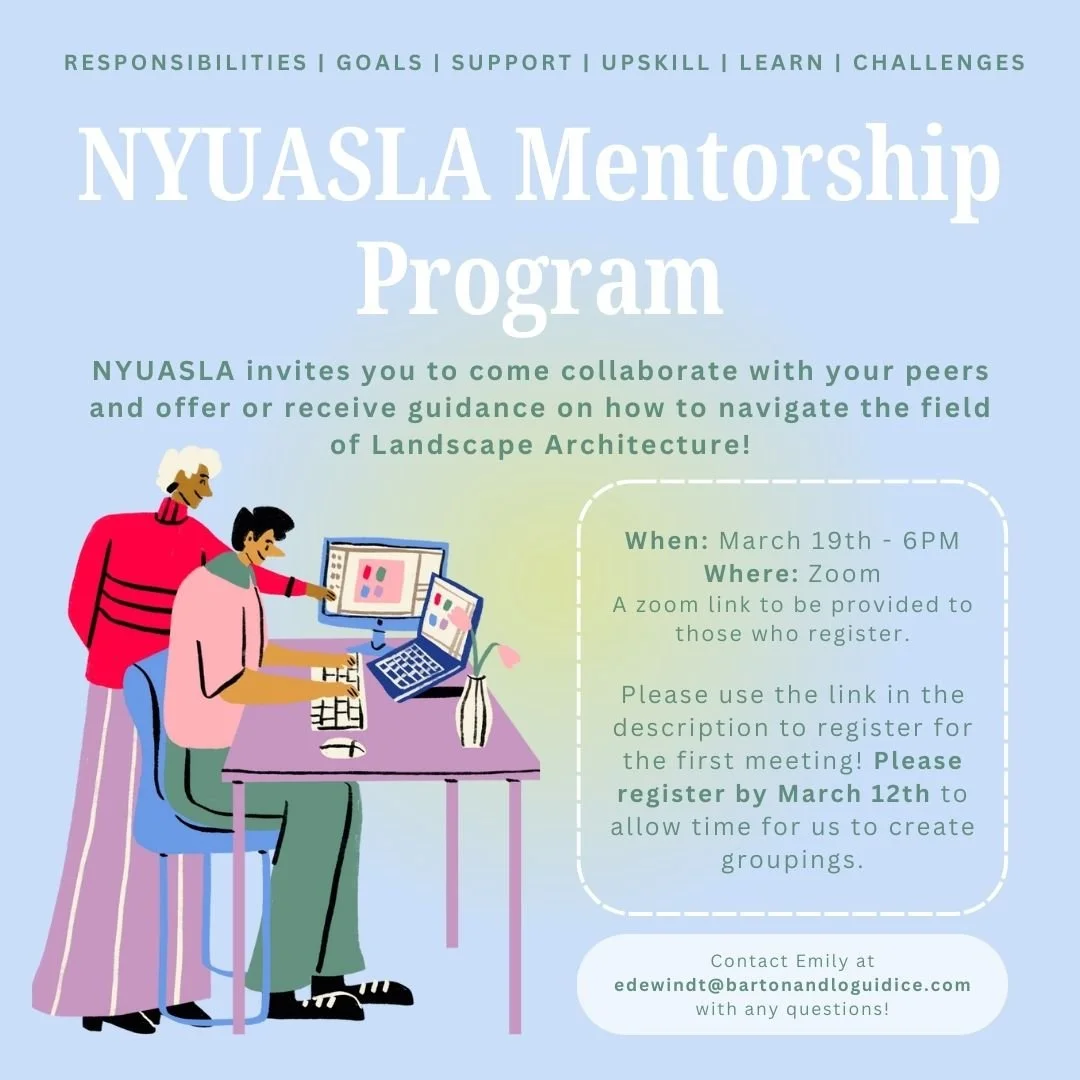 NYU ASLA Mentorship Program
