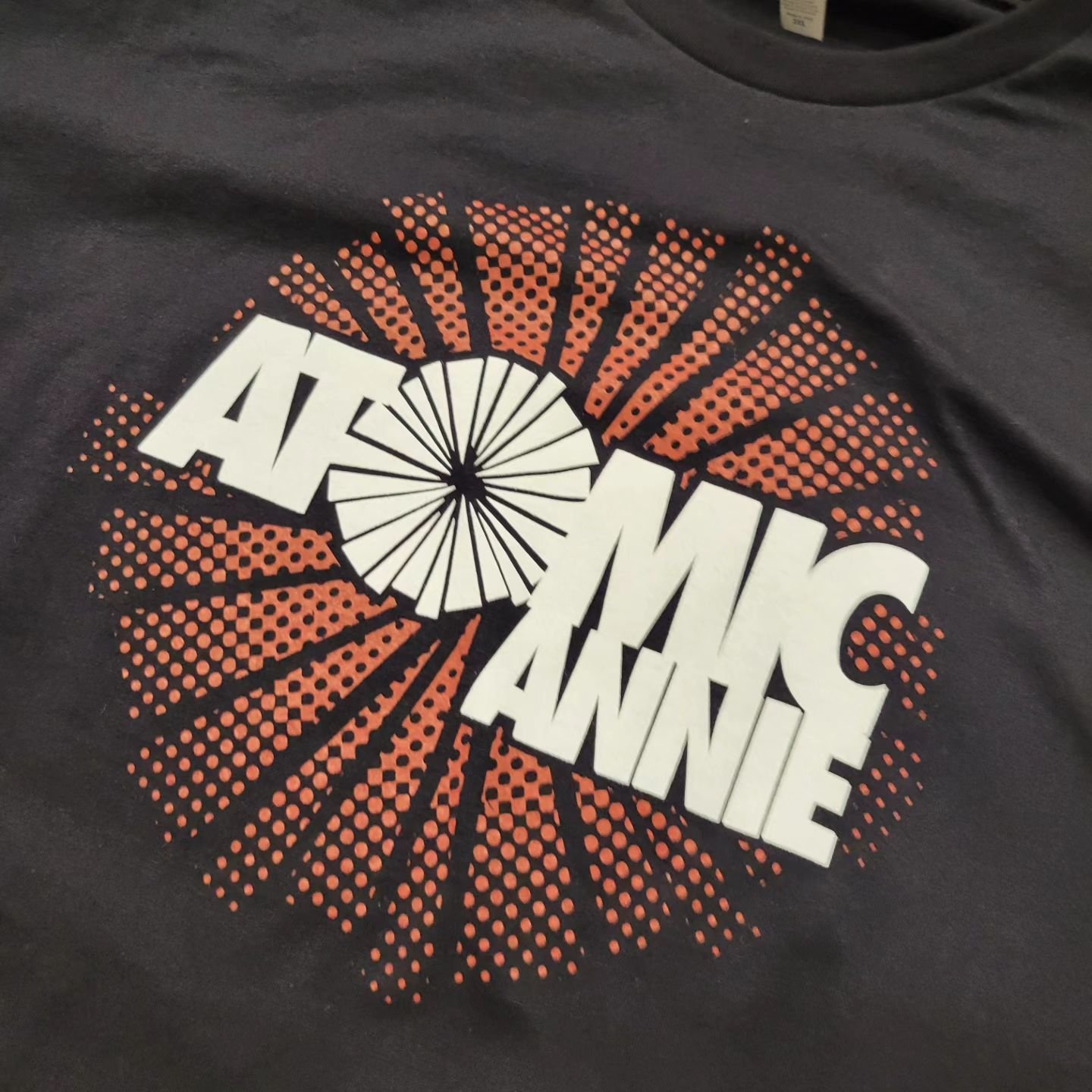 Shirts and tank tops for Atomic Annie. Make sure you catch them this weekend at @horrocksfarmmarket on Saturday!