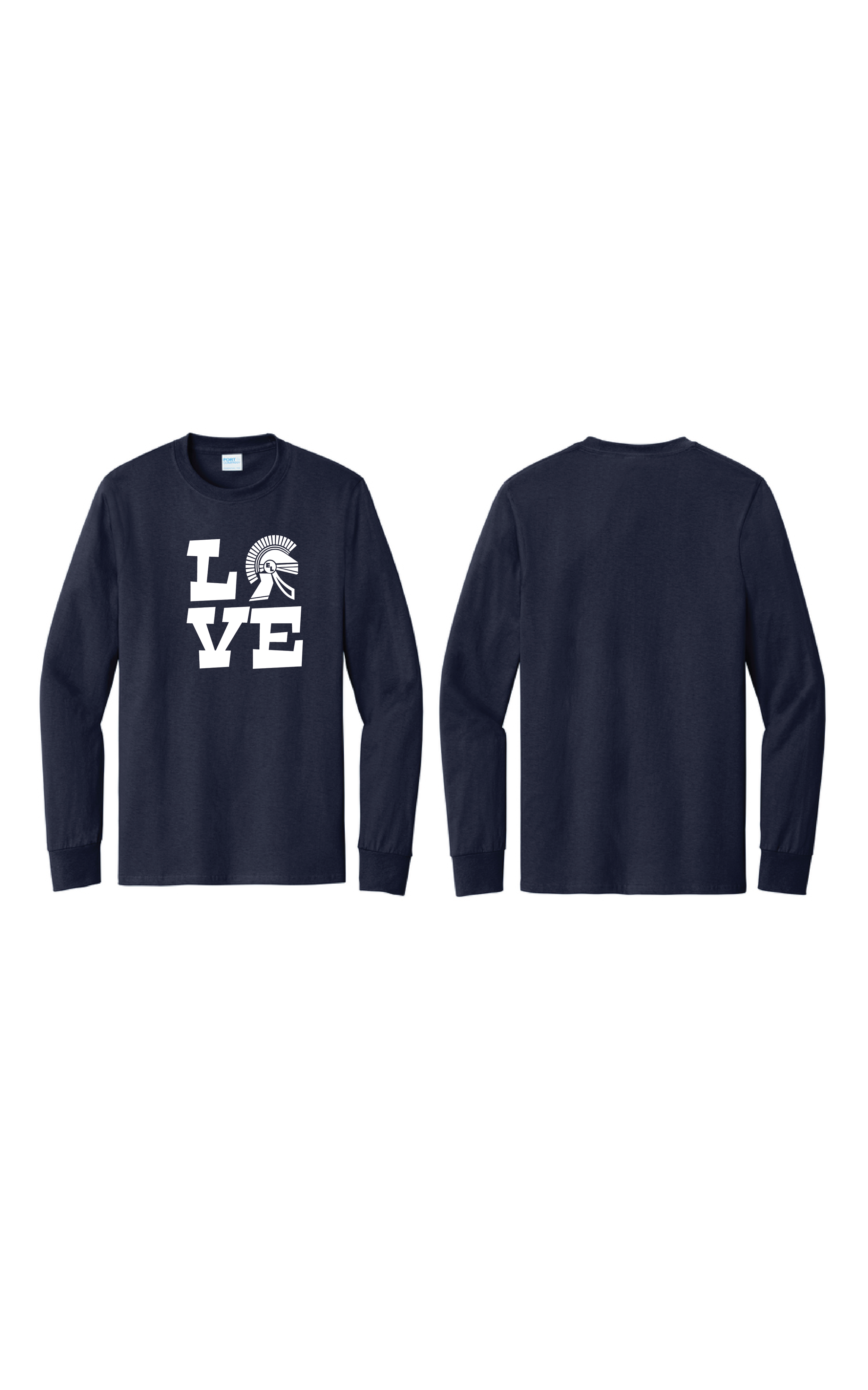 East Lansing High School LOVE long sleeve shirts