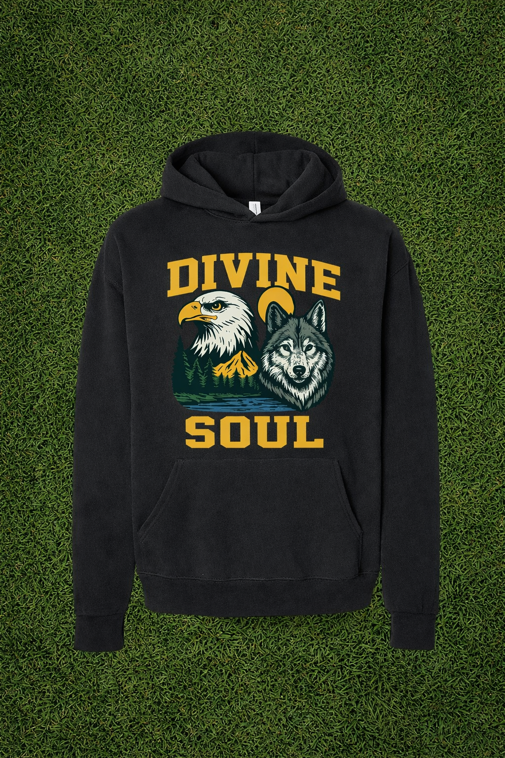 DIVINE SOUL BLACK HOODIE