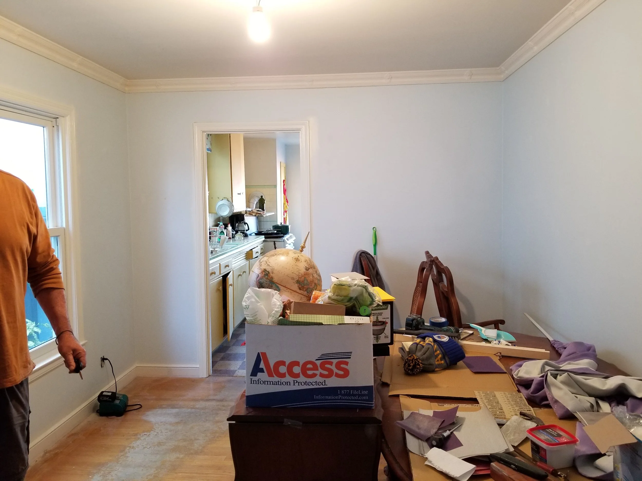 dining room before