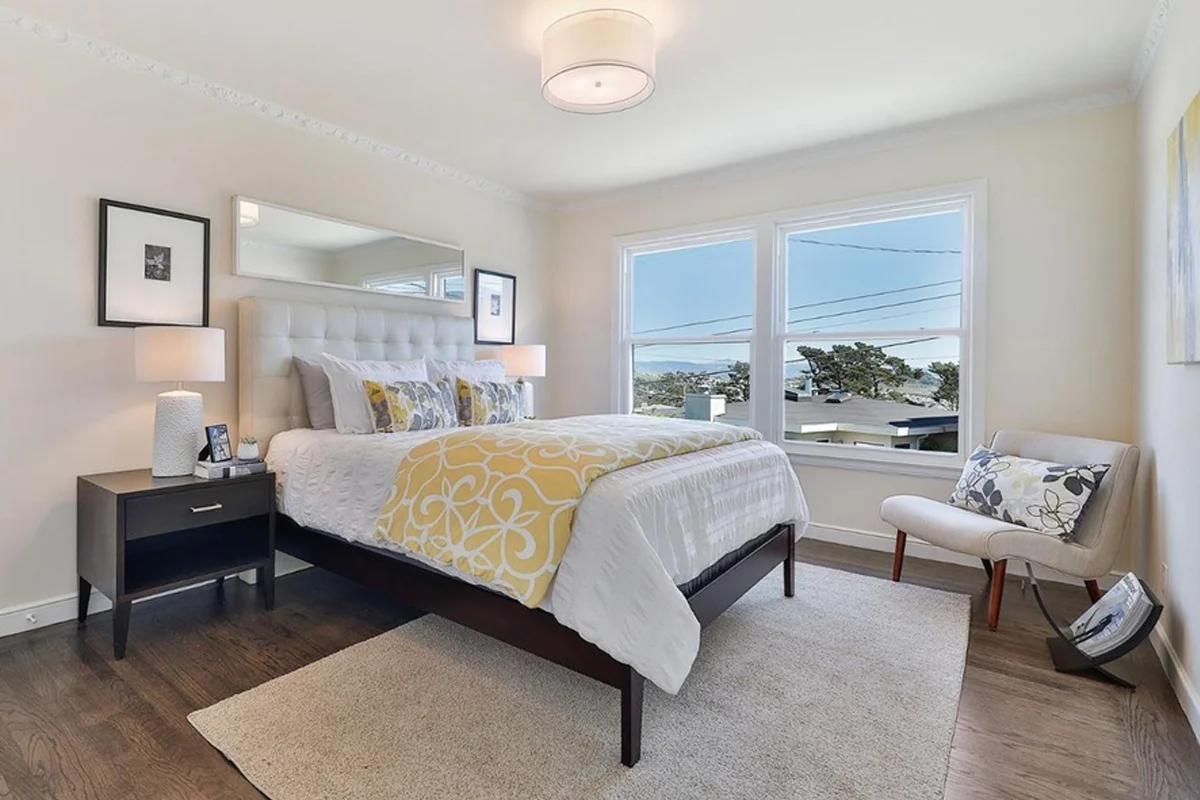 master bedroom after