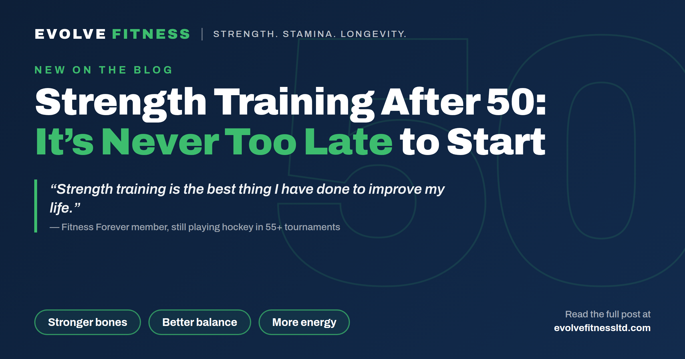 The Benefits of Strength Training After 50 (It's Never Too Late to Start)